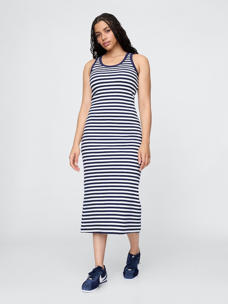 Rib Midi Tank Dress
