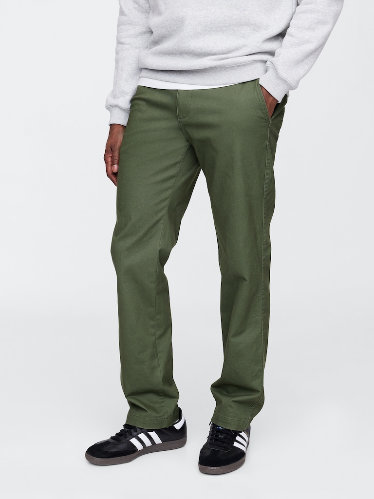 GapFlex Essential Khakis in Straight Fit