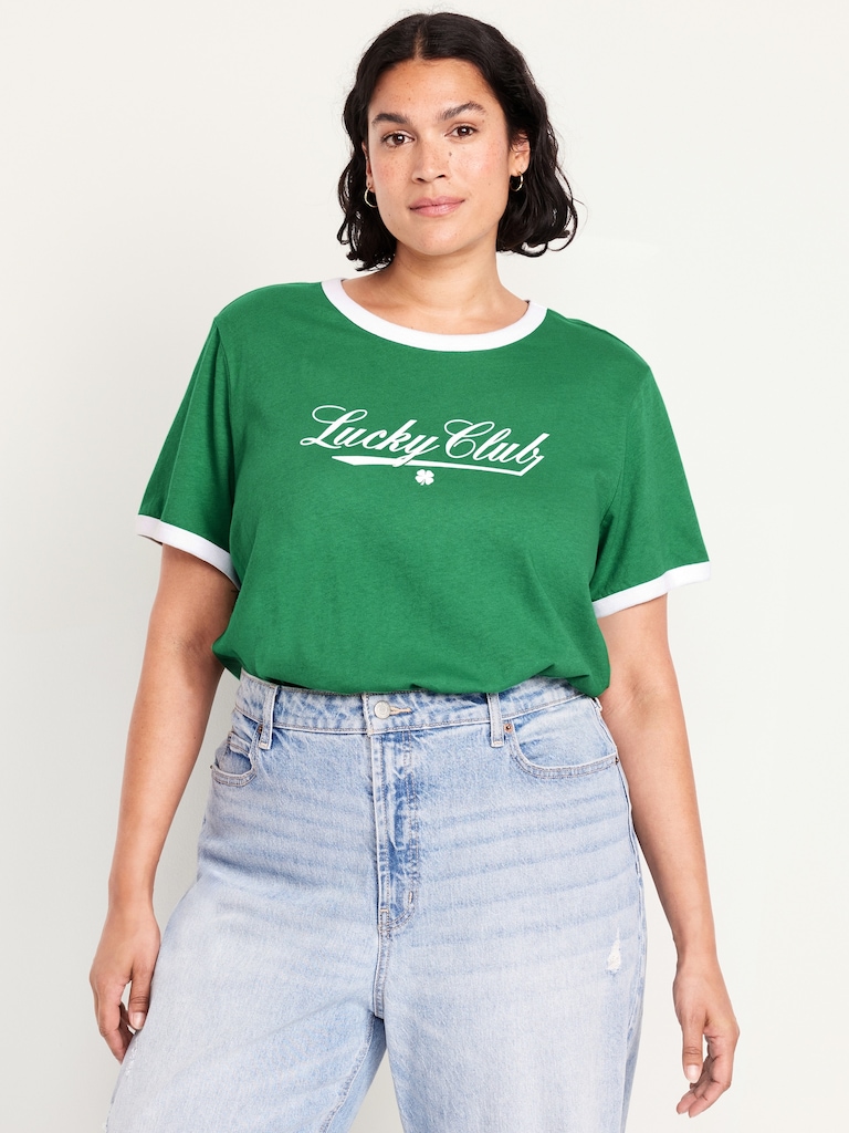 EveryWear Graphic Ringer T-Shirt
