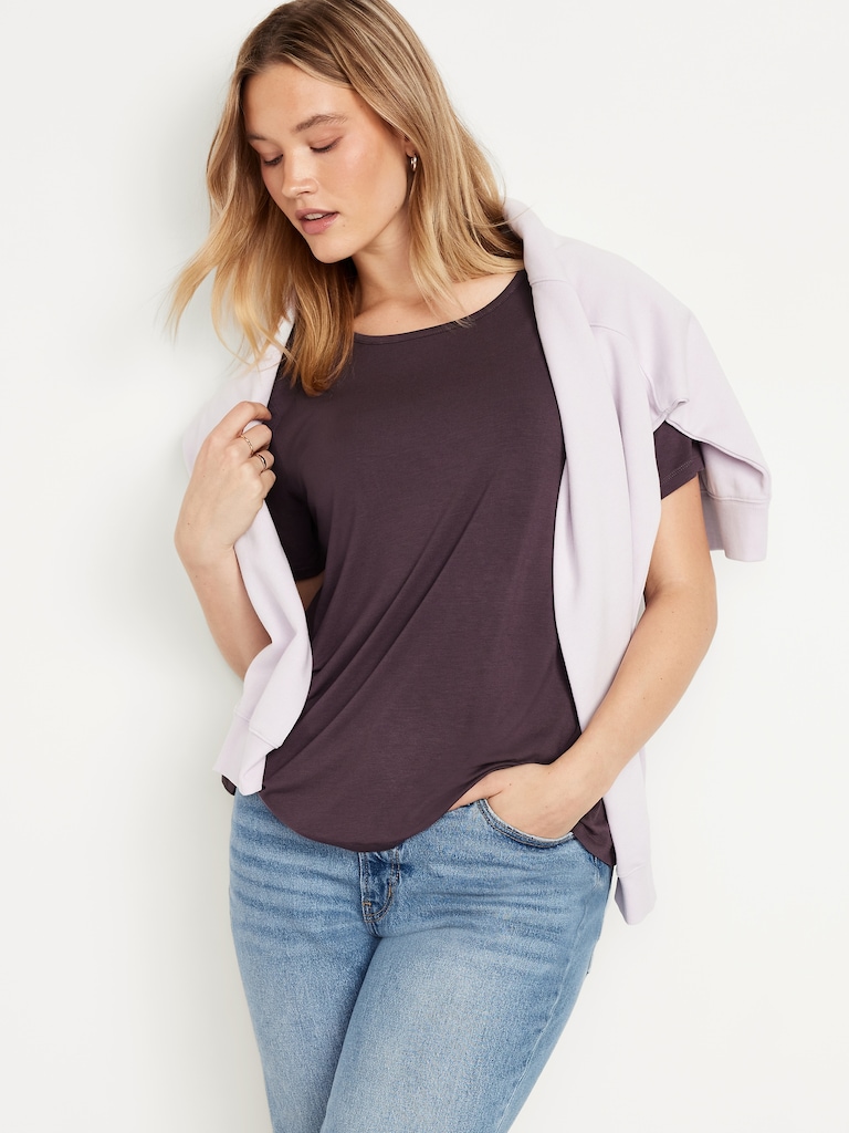 Luxe Crew-Neck T-Shirt