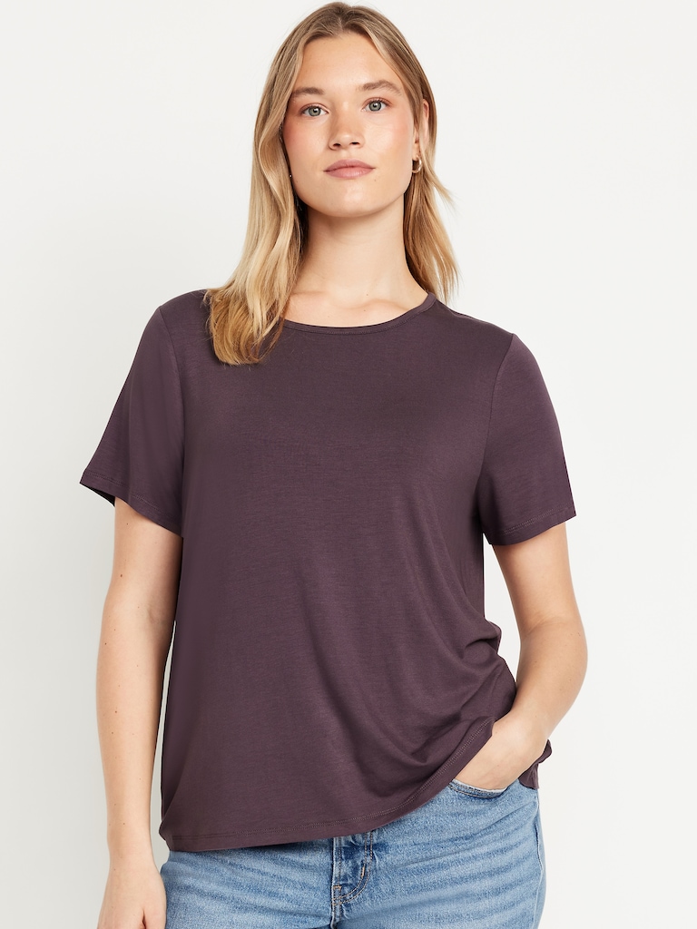 Luxe Crew-Neck T-Shirt