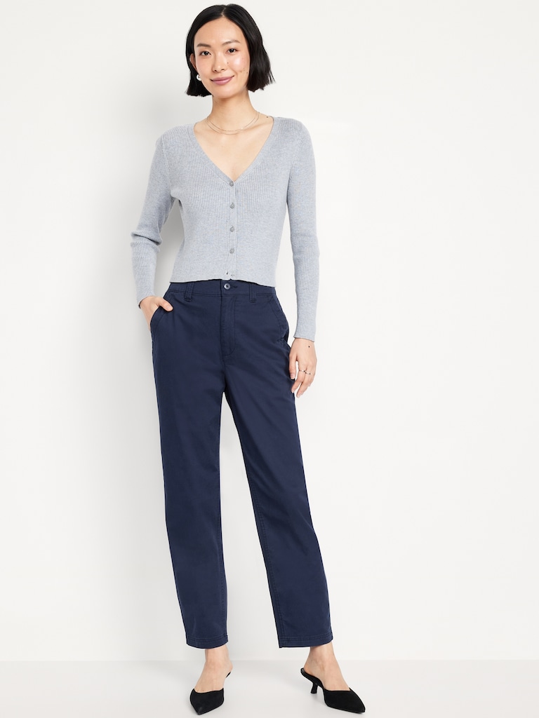 High-Waisted OGC Chino Tapered Straight Pants