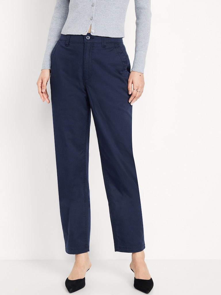 High-Waisted OGC Chino Tapered Straight Pants