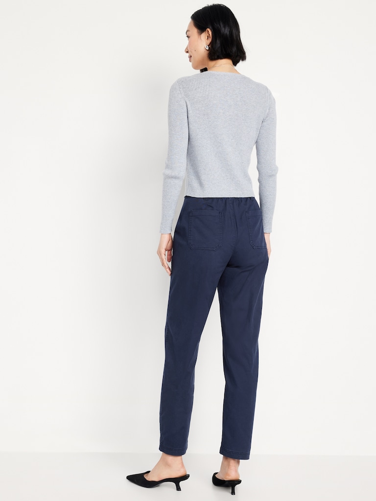 High-Waisted OGC Chino Tapered Straight Pants