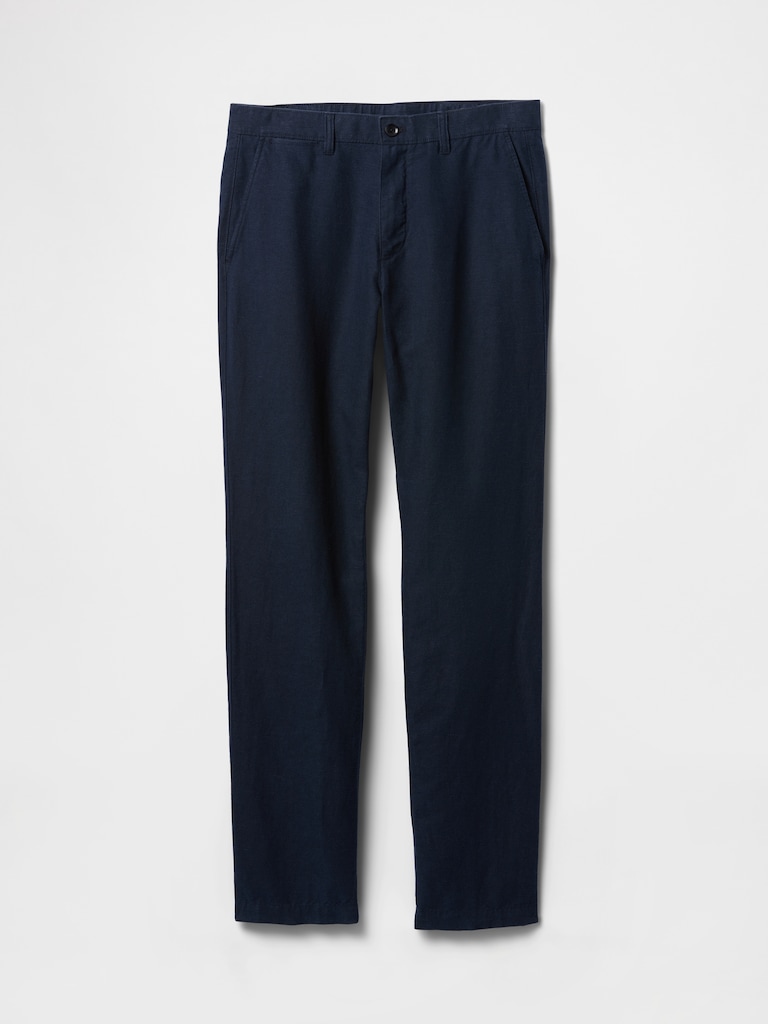 Linen-Cotton Khakis