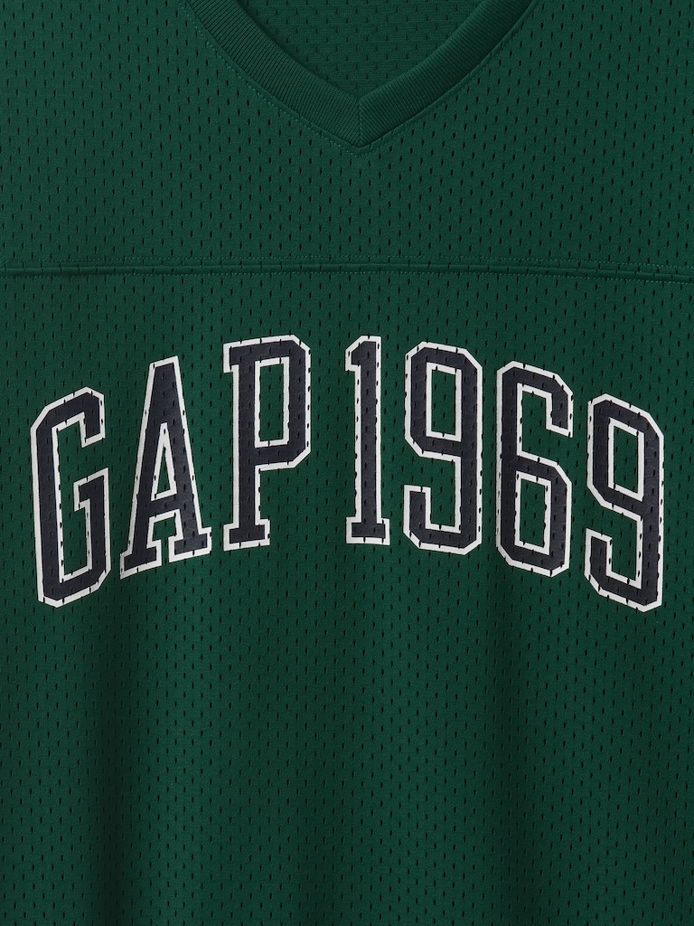 Kids GapFit Tech Mesh Jersey T-Shirt