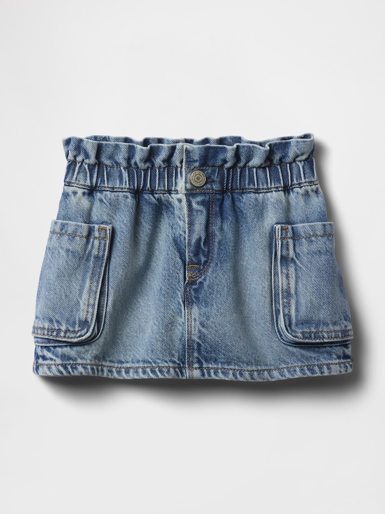 Baby & Toddler UltraSoft Denim Cargo Skort