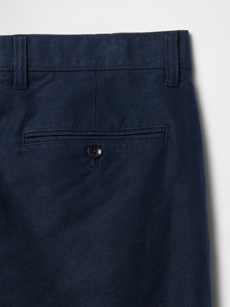 Linen-Cotton Khakis