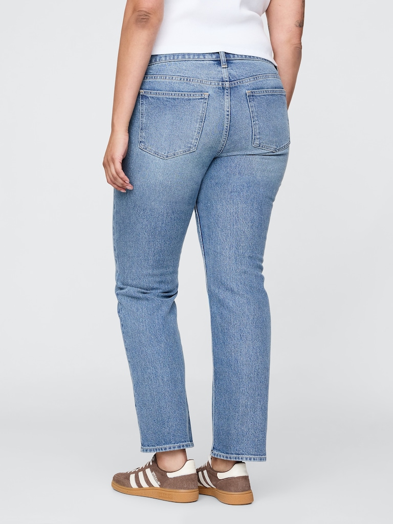 Low Rise '90s Slim Straight Jeans