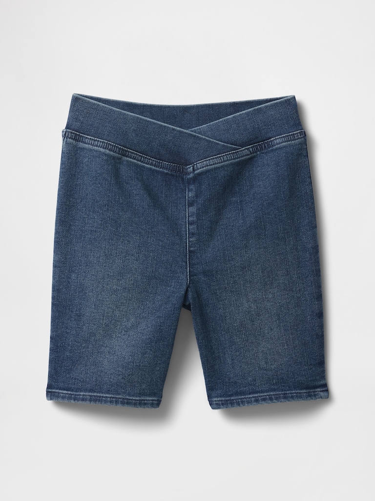 Kids Denim Bike Shorts