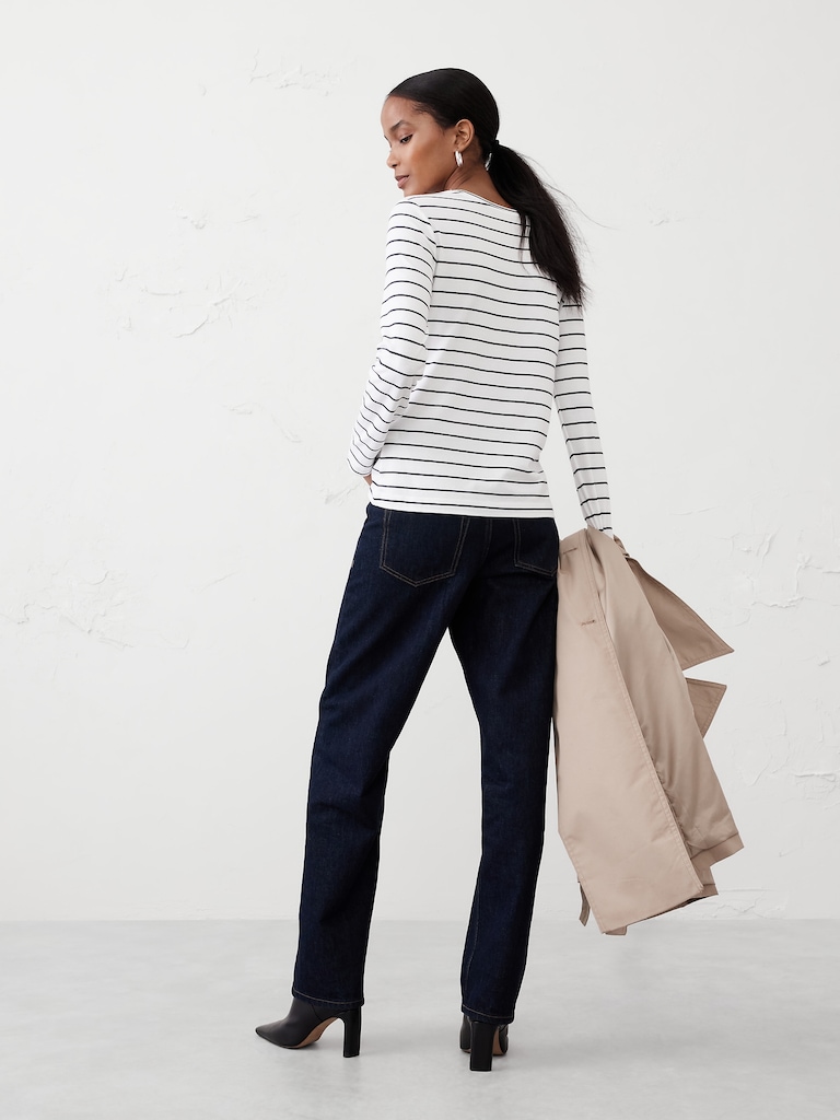 Timeless Long-Sleeve Crew-Neck T-Shirt