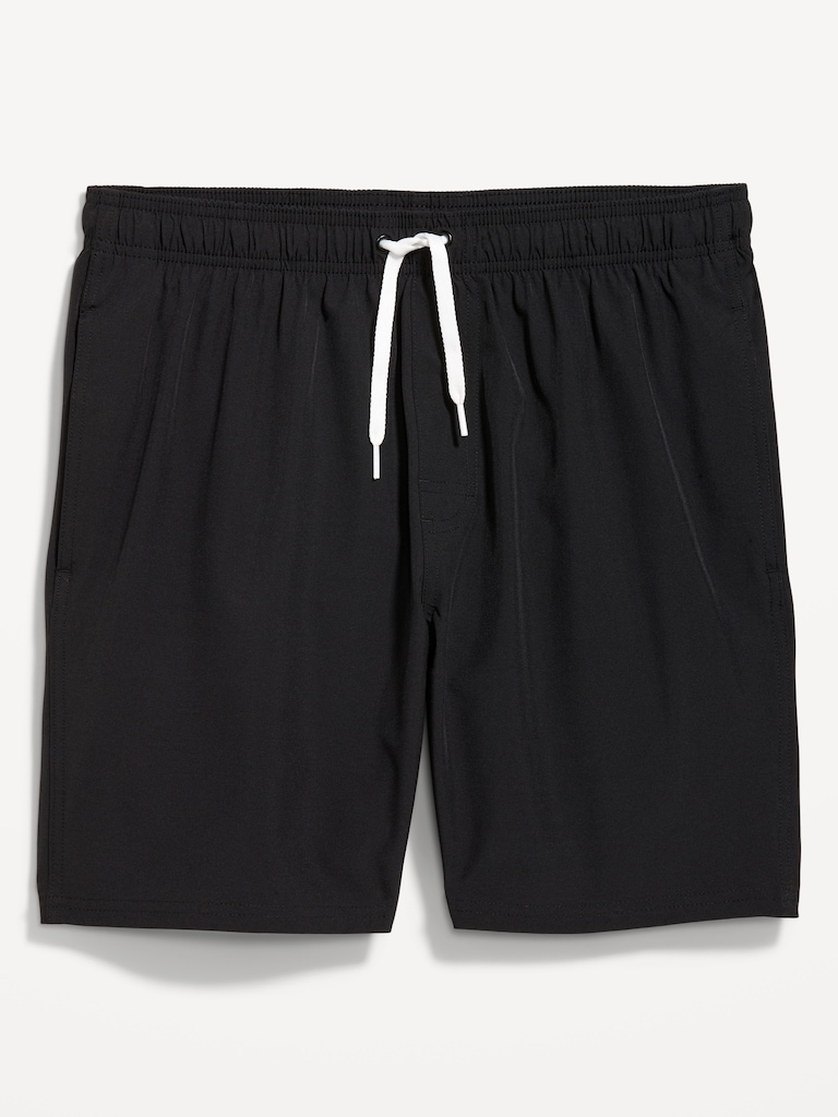 Solid Swim Trunks -- 7-inch inseam