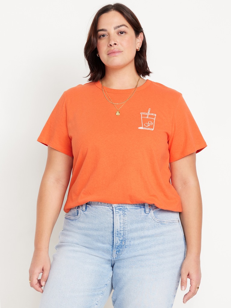 EveryWear Crew-Neck Graphic T-Shirt