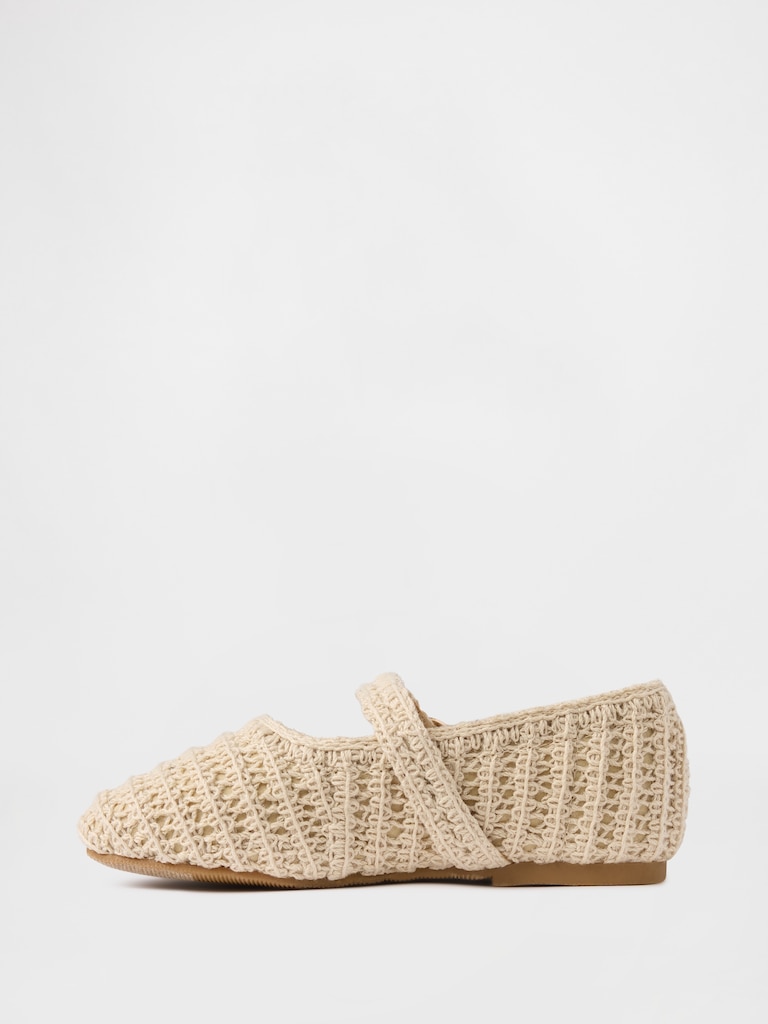 Toddler Crochet Mary Jane Flats
