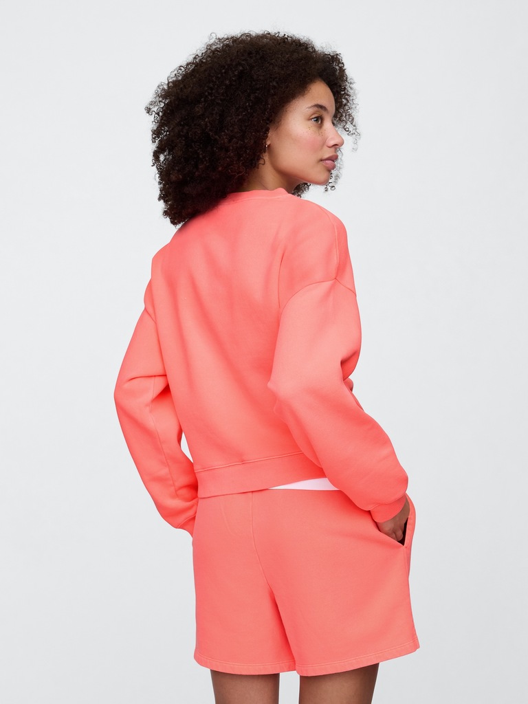 Relaxed Wedge Crewneck Sweatshirt