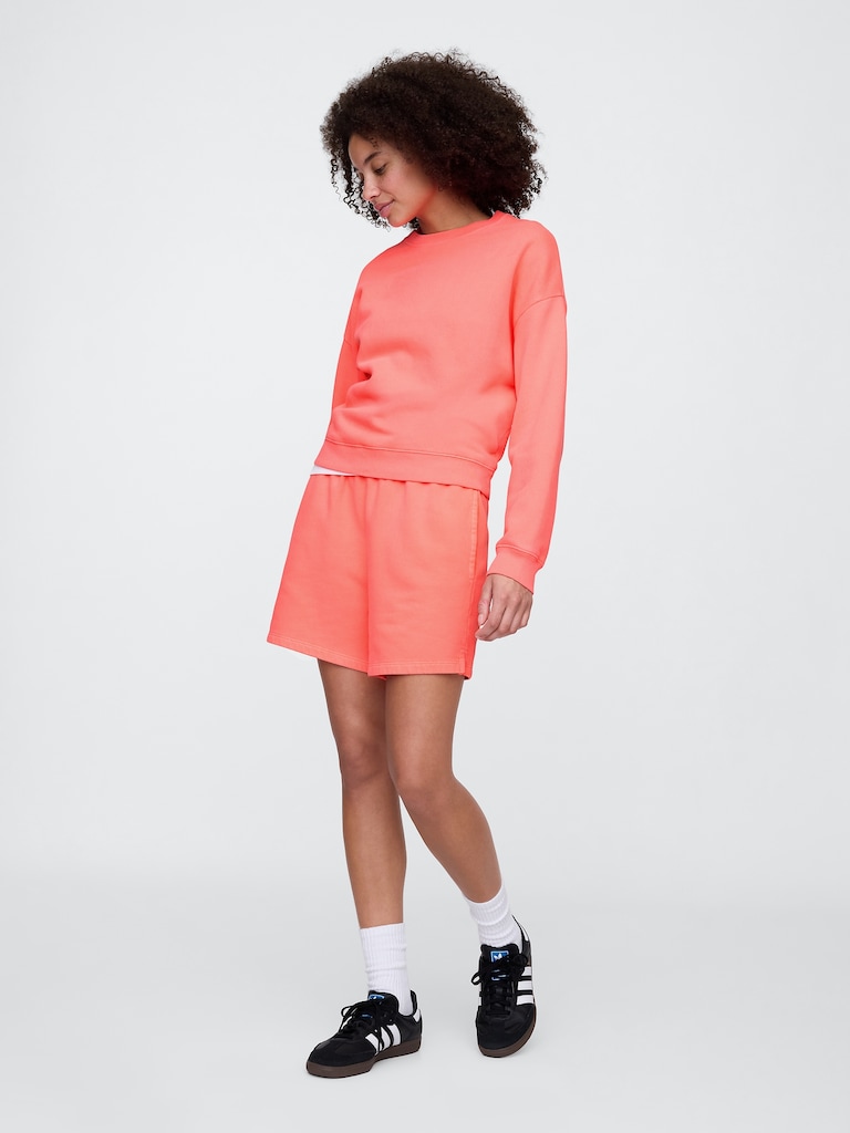Relaxed Wedge Crewneck Sweatshirt