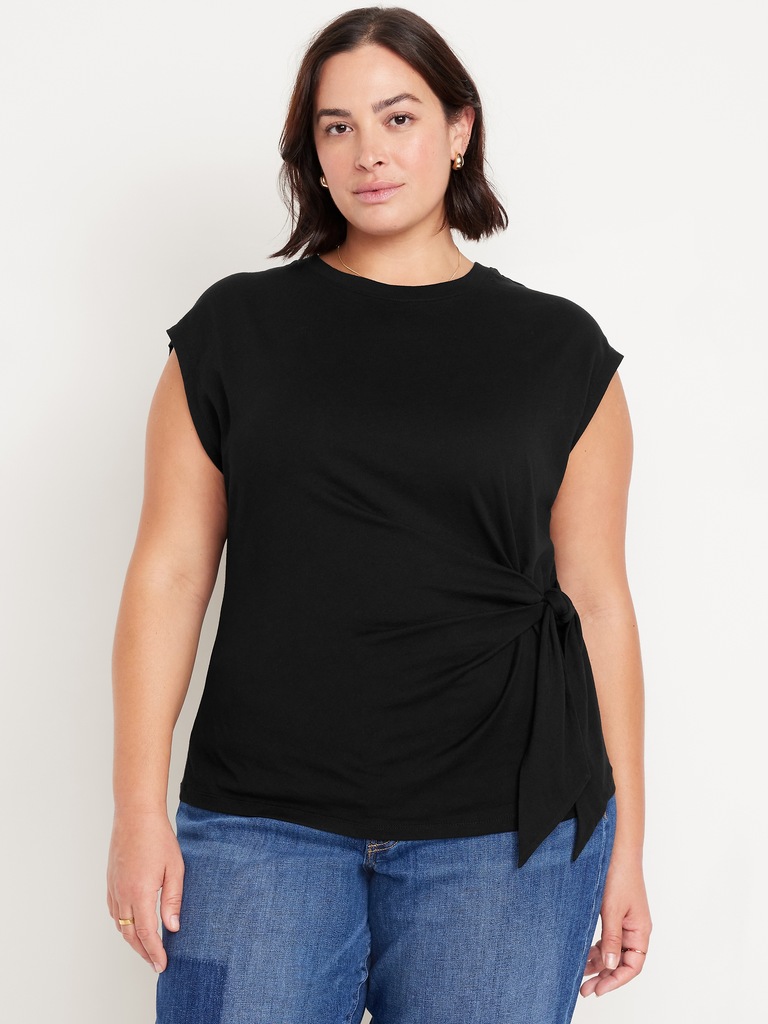 Haut passe-partout noué sur le côté