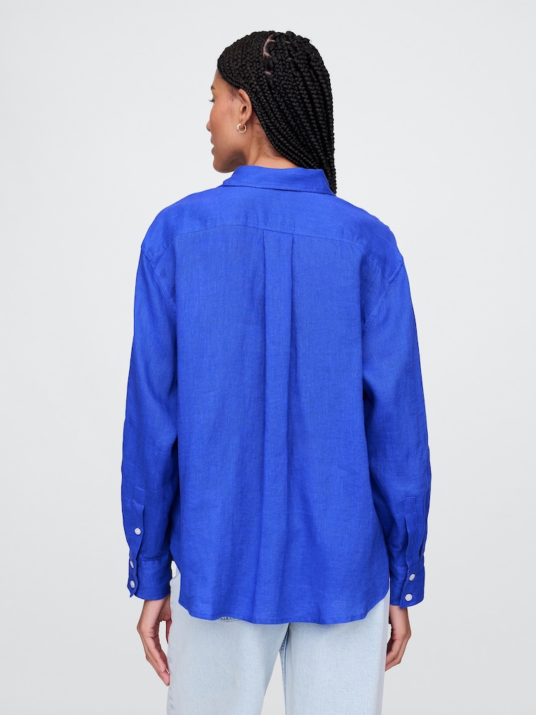 100% Linen Oversized Shirt