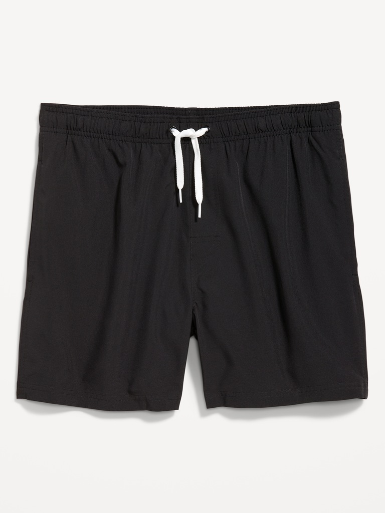 Solid Swim Trunks -- 5-inch inseam