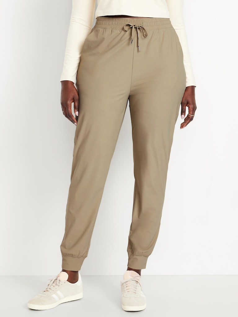 High-Waisted SleekTech Joggers
