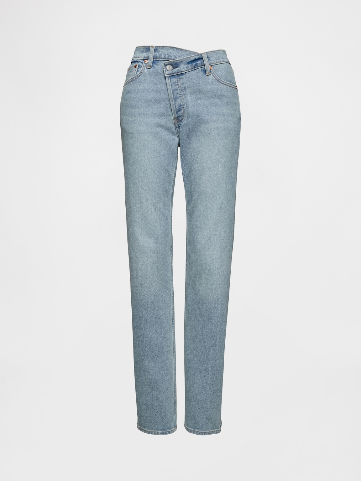 High Rise Crossover '90s Slim Straight Jeans
