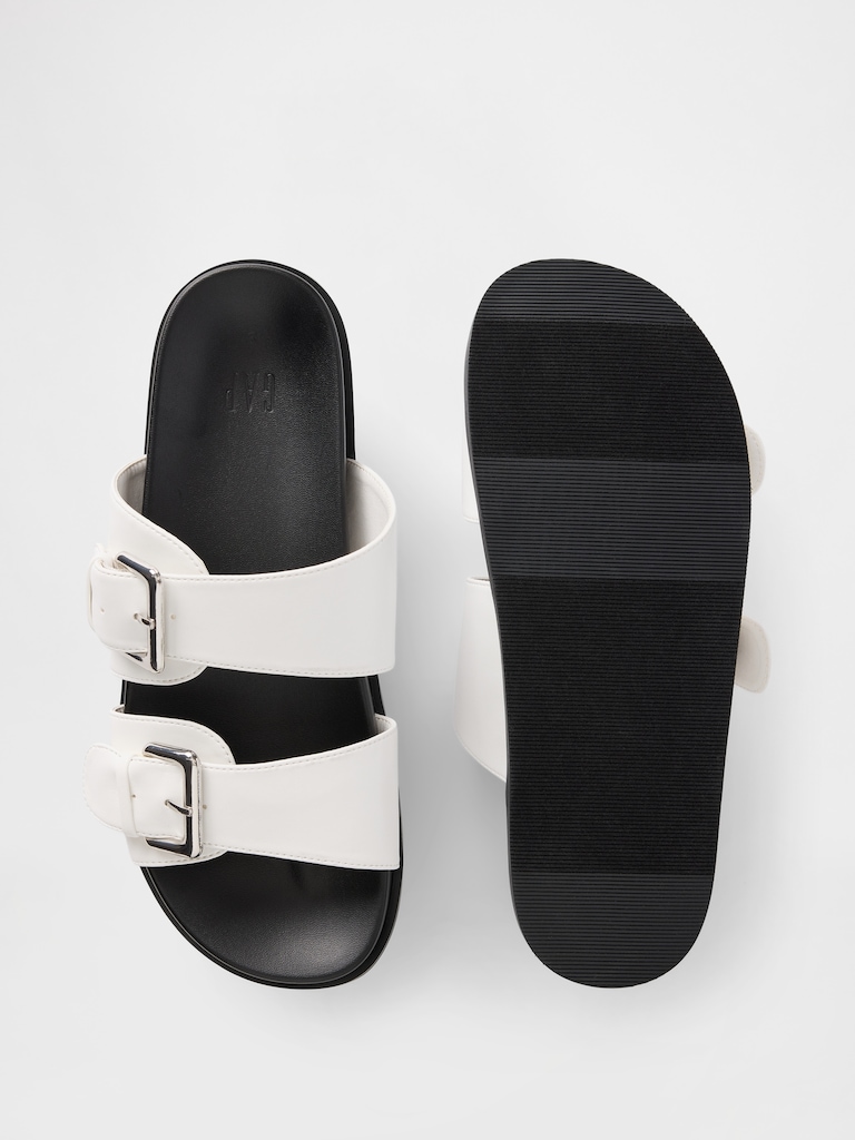 Double Buckle Sandals