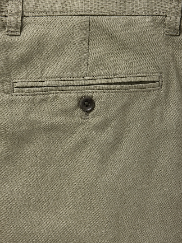 Linen-Cotton Khakis