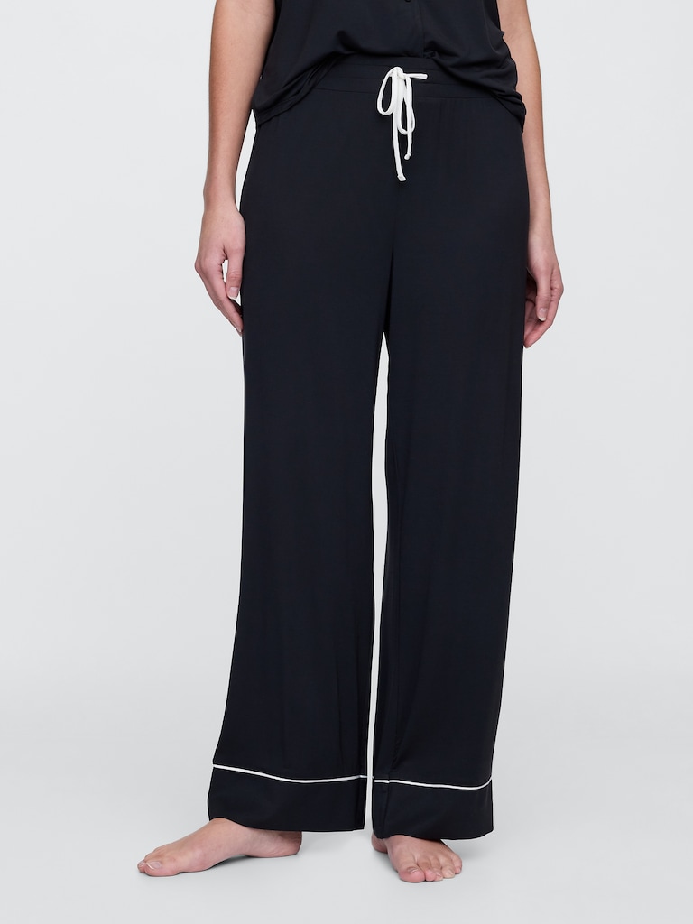 Modal Wide-Leg PJ Pants