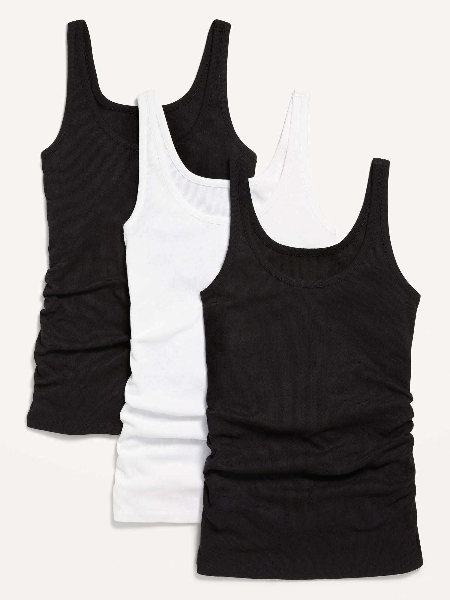 Old Navy Maternity First Layer Rib-Knit Tank Top 3-Pack