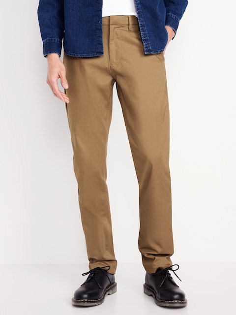 slim fit dress slacks Men's Bottle Brown Herringbone Tweed Pants by StudioSuits main image 0