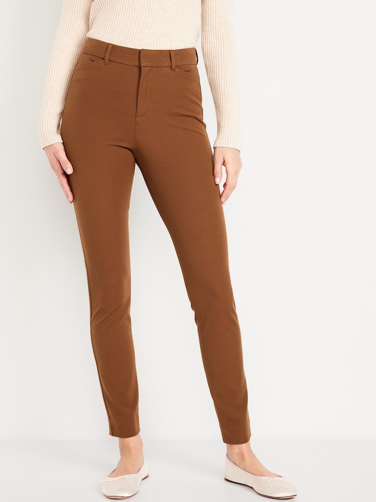 High-Waisted Pixie Skinny Ankle Pants
