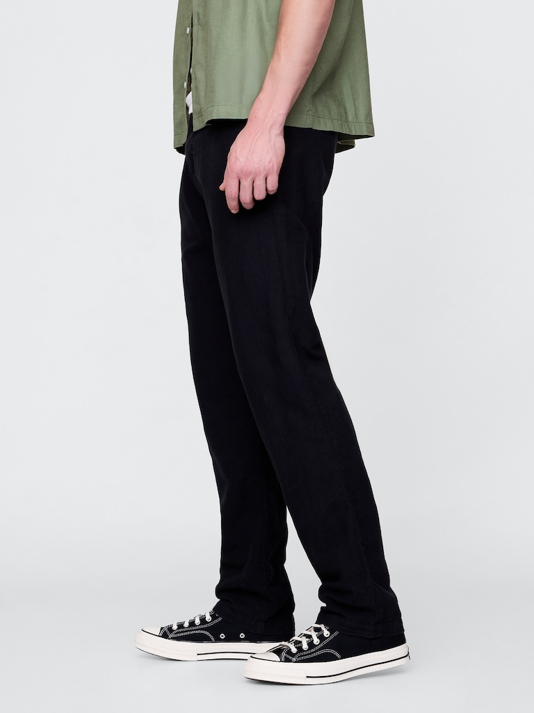 Linen-Cotton Khakis