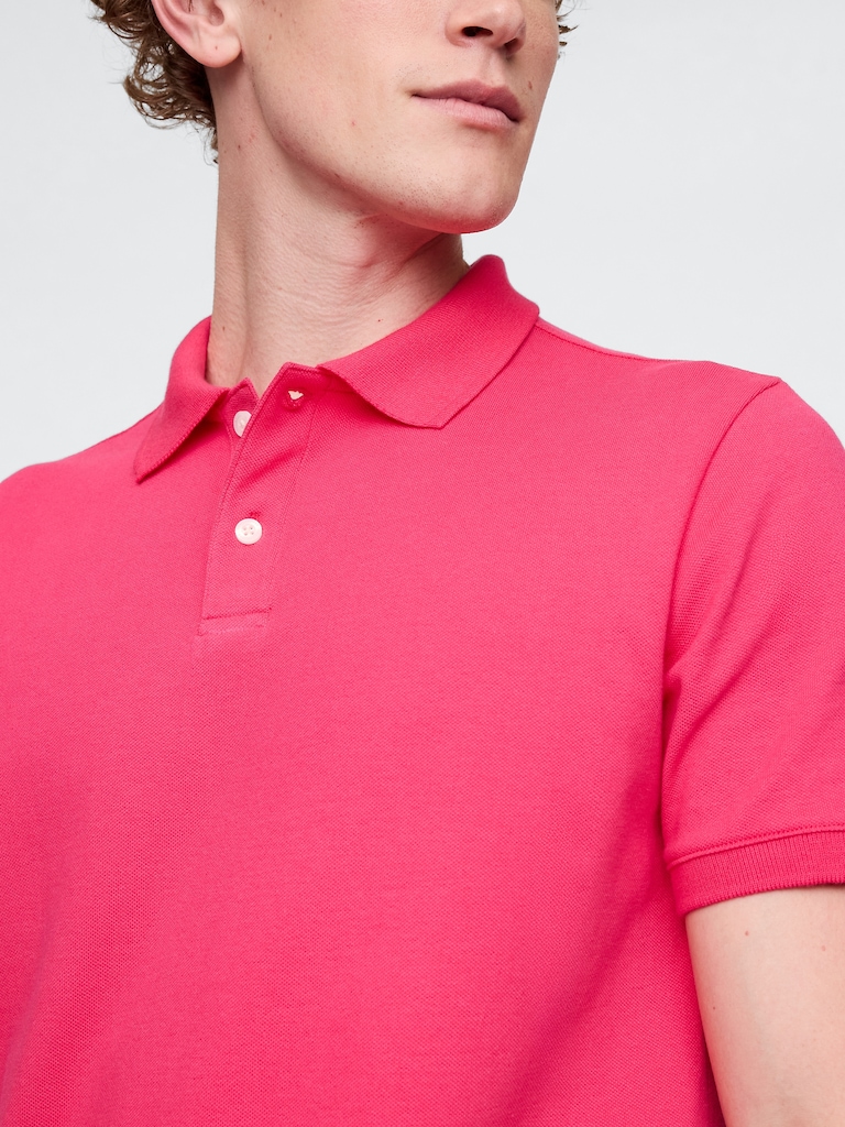 Pique Polo Shirt
