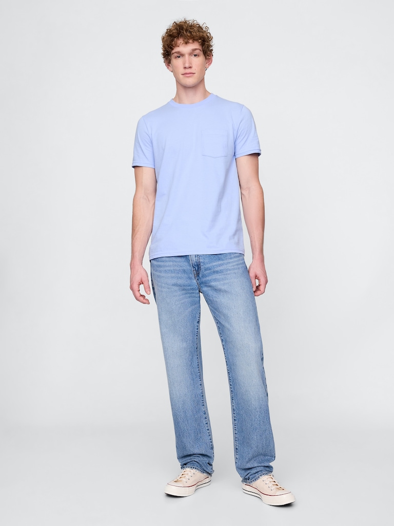 Adult Organic Cotton Pocket T-Shirt