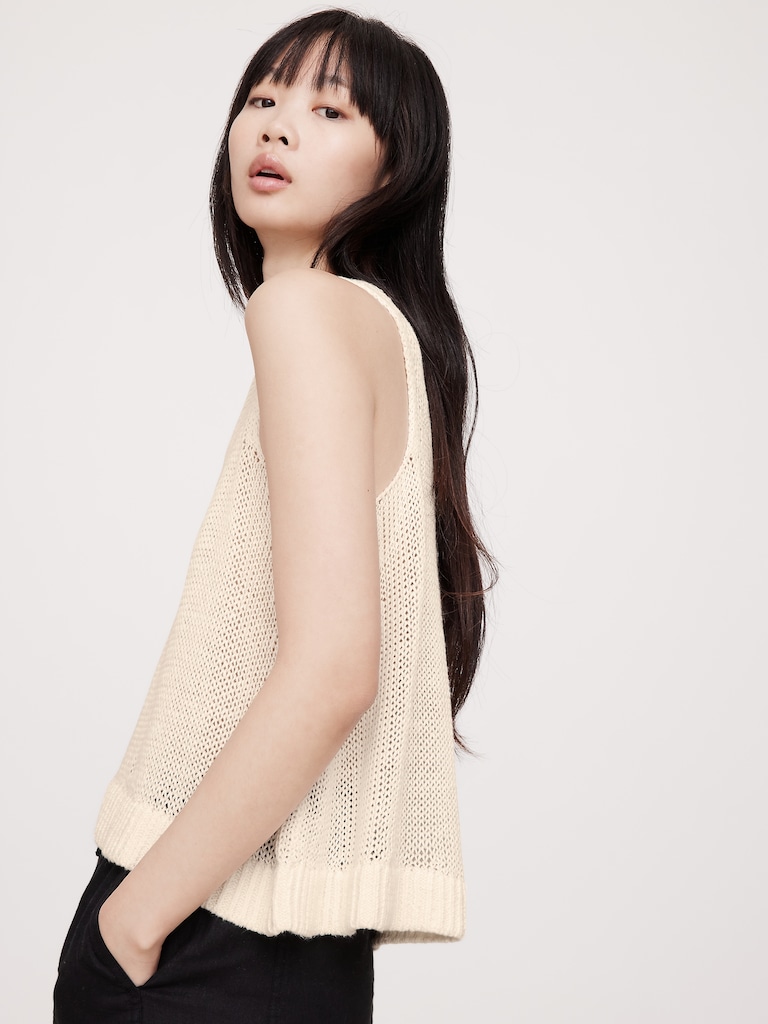 Heirloom Linen Sweater Tank