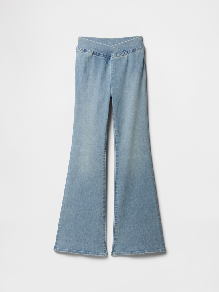 Kids High Rise Pull-On '70s Flare Jeggings