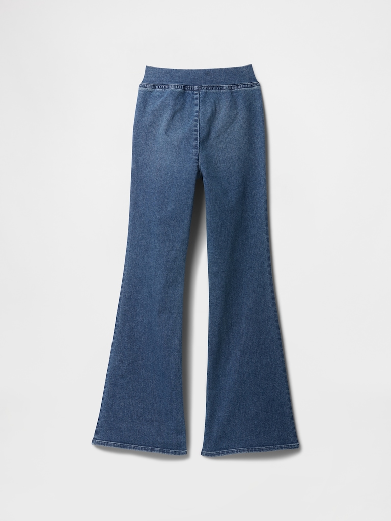 Kids High Rise Pull-On '70s Flare Jeggings