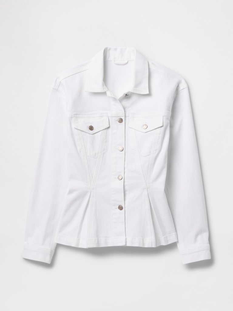 Cinched Denim Jacket