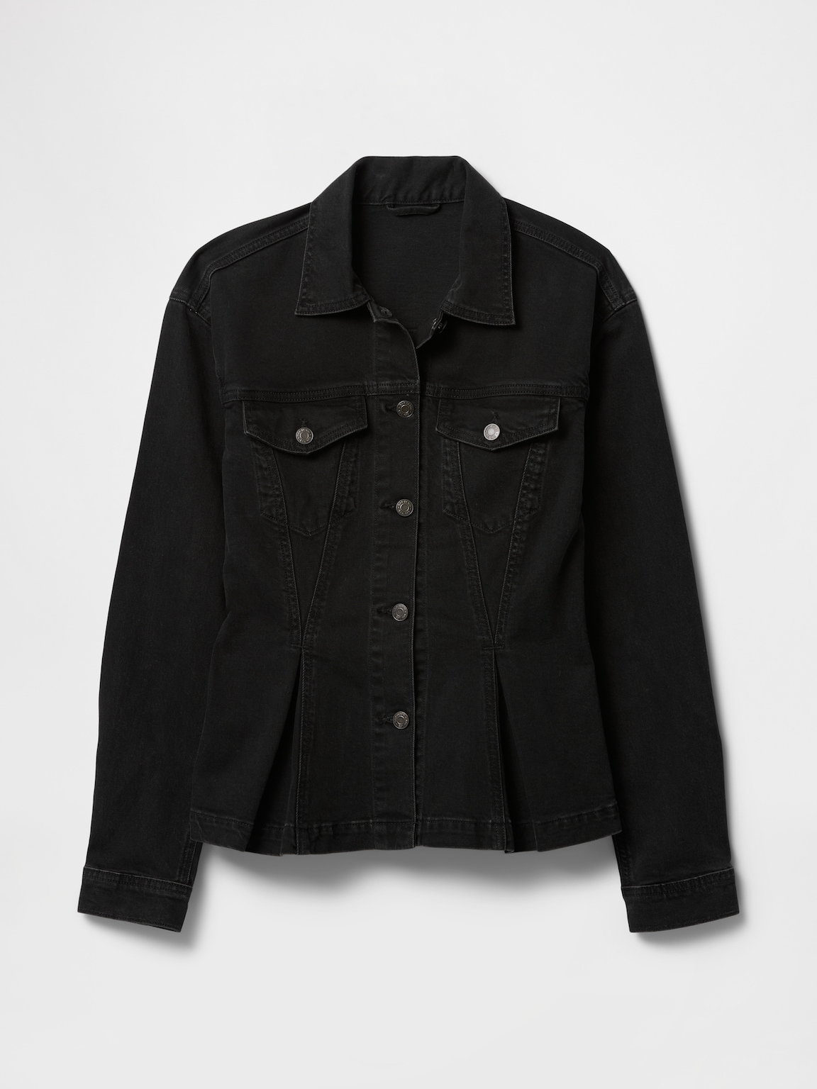 Peplum Denim Jacket
