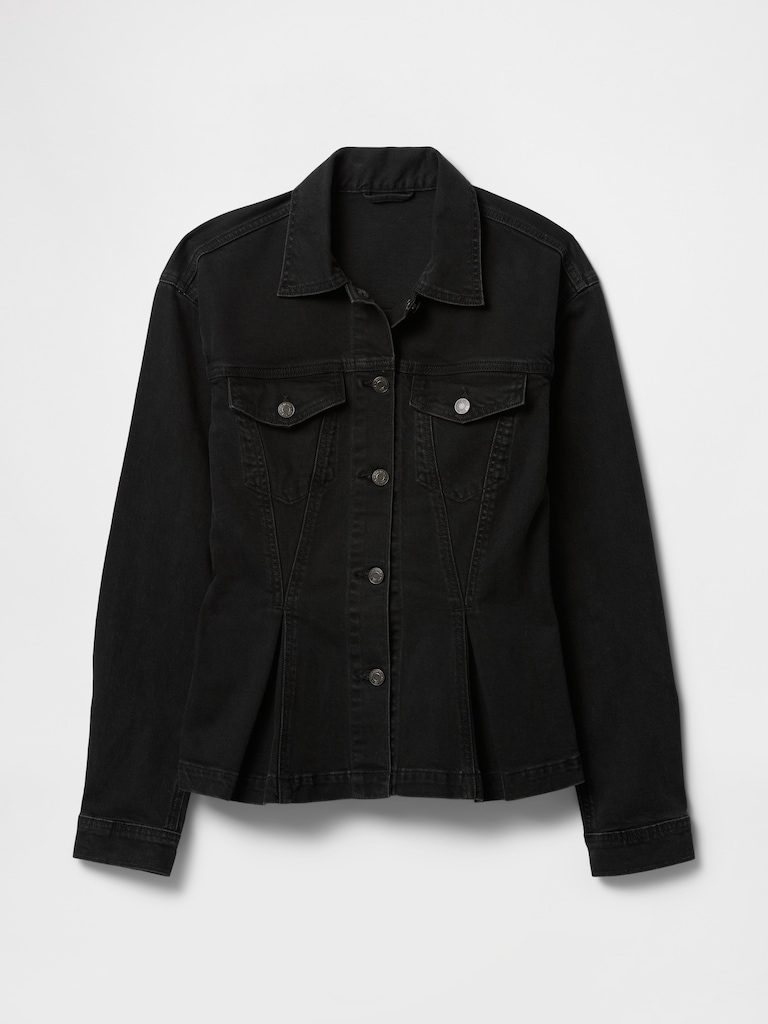 Peplum Denim Jacket