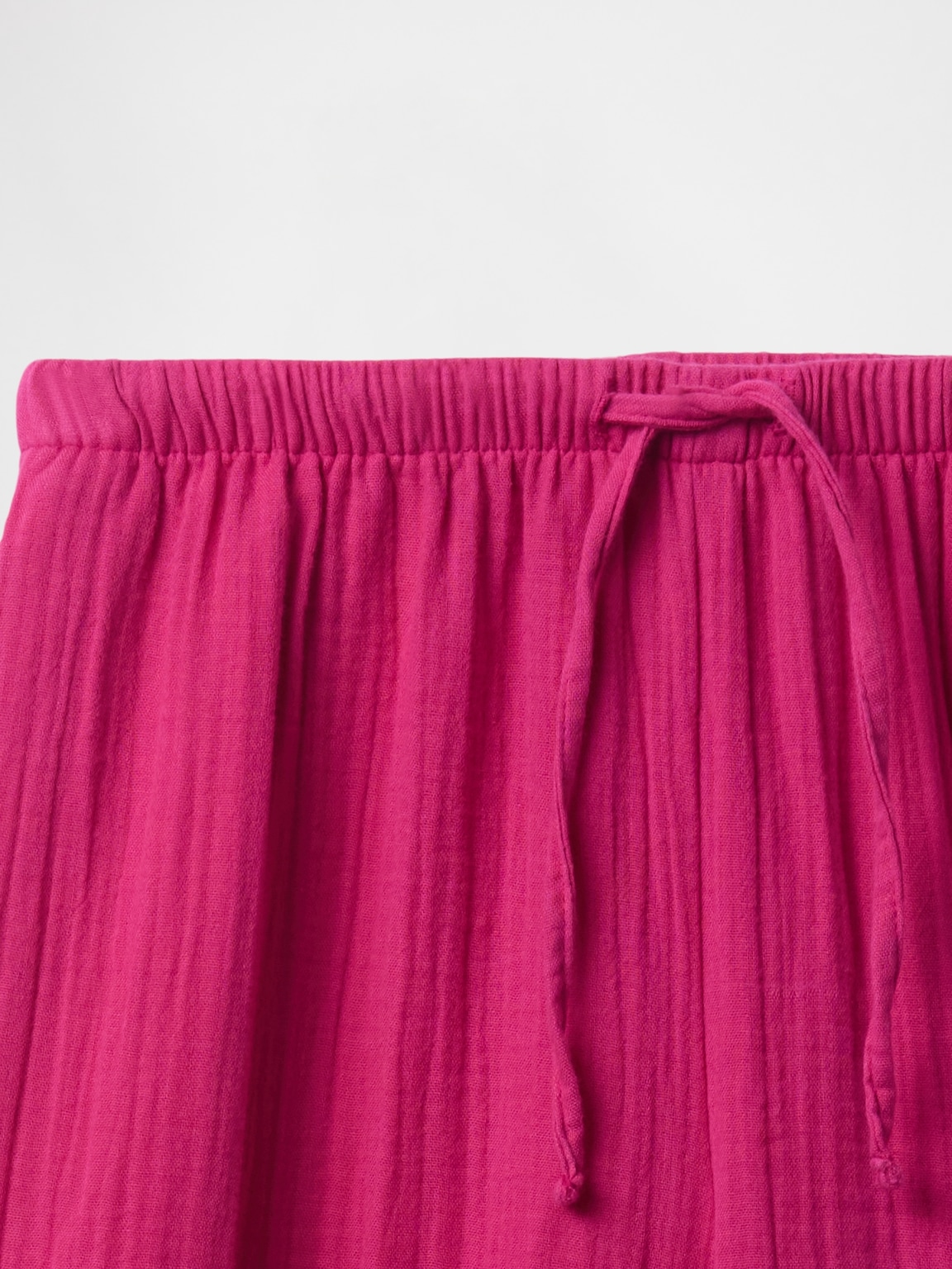 Kids Crinkle Gauze Easy Wide-Leg Pants