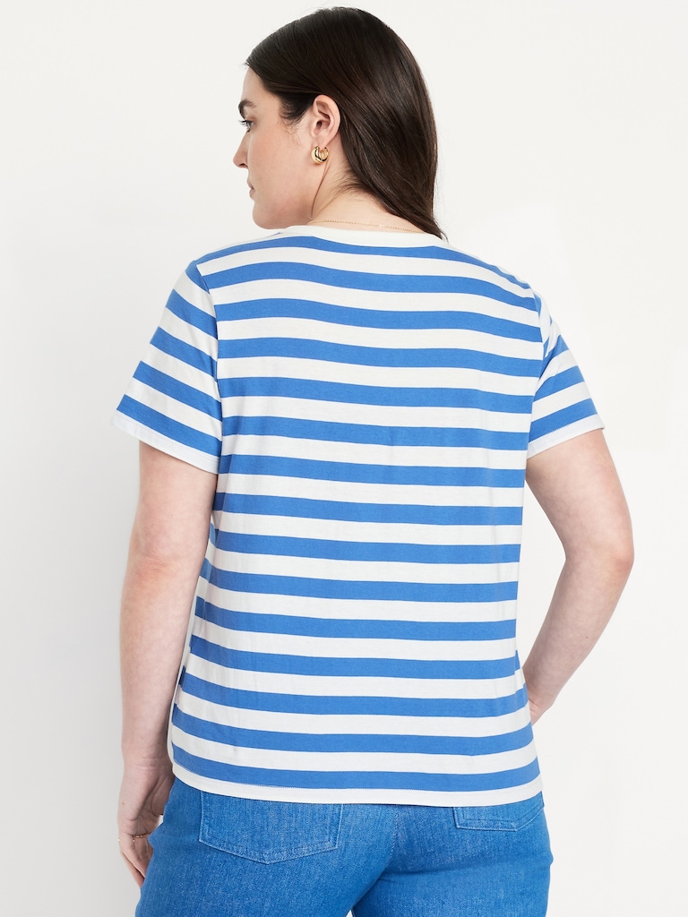 EveryWear Crew-Neck Striped T-Shirt