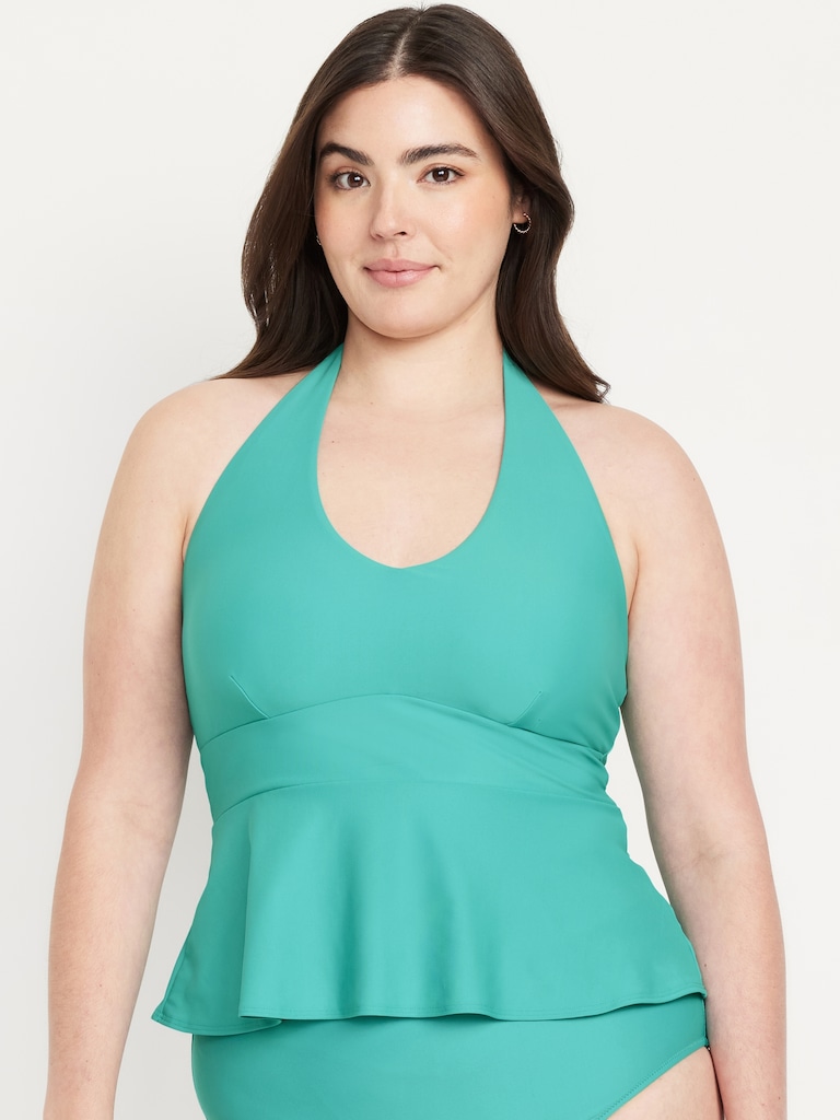 Matte Tankini Swim Top