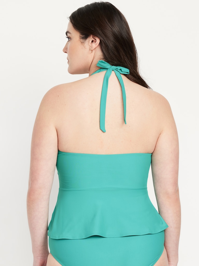 Matte Tankini Swim Top