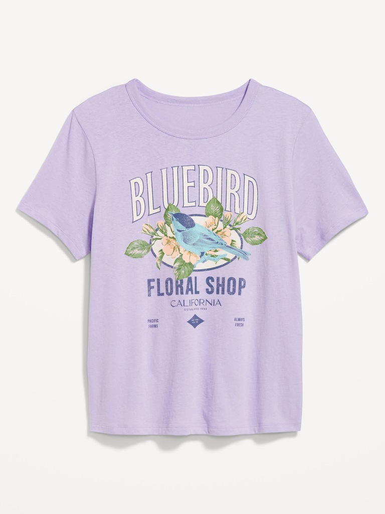 EveryWear Crew-Neck Graphic T-Shirt