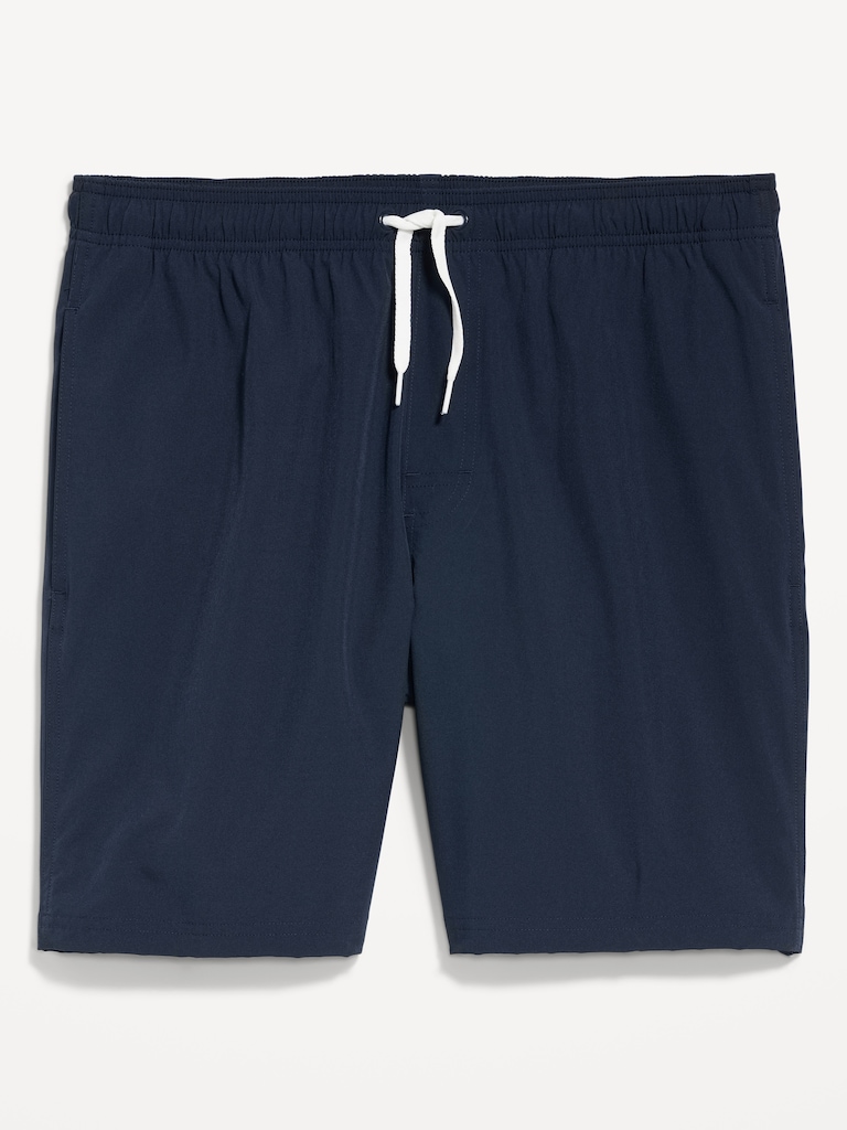 Solid Swim Trunks -- 7-inch inseam
