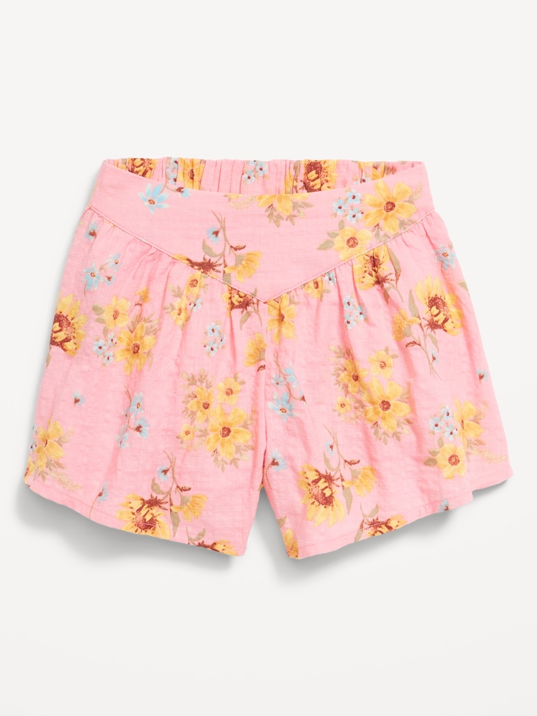 Printed Swing Culotte Shorts for Toddler Girls