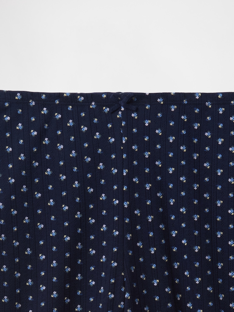 Pointelle Crop PJ Pants