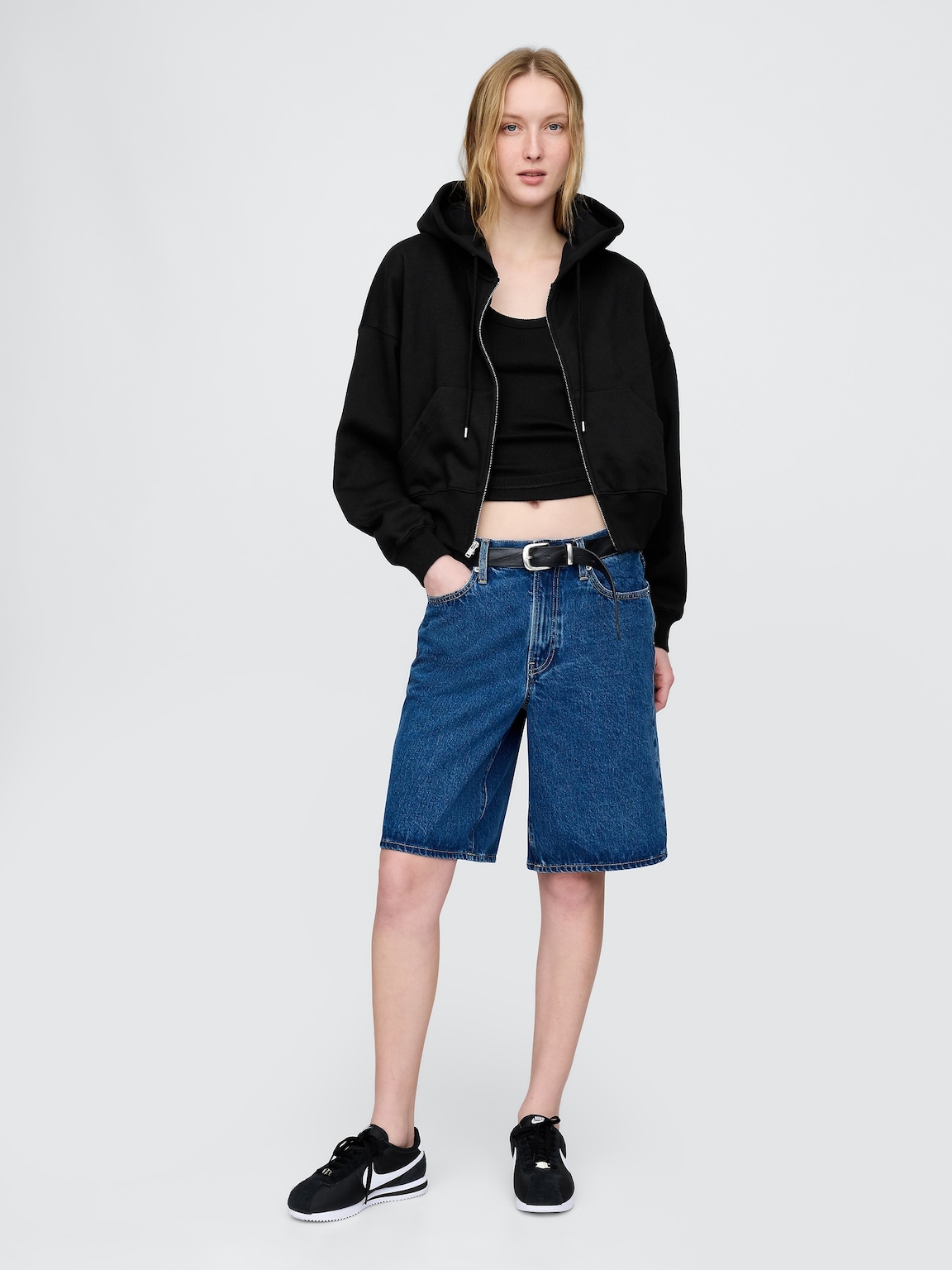 VintageSoft Full-Zip Wedge Hoodie