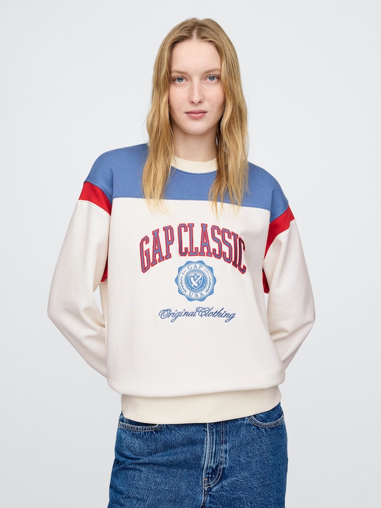 VintageSoft Gap Logo Tunic Sweatshirt